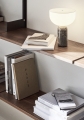 New Works_Spring 2022_Kizu Portable Table Lamp_Gris du Marais_New Works Wall Shelf_Black_Walnut_2.jpg