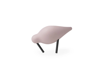 NORMANN COPENHAGEN figurka ptak SHOREBIRD S róż / czarny