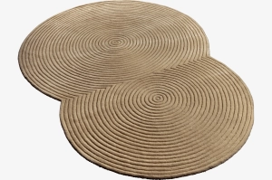 BOLIA dywan ZEN SPLIT 134 x 190 ciemny beż