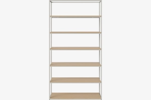 BOLIA konfiguracja NEUTRA 124 x 236 dąb bielony / szara stal