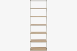 BOLIA konfiguracja NEUTRA 80 x 236 dąb bielony / szara stal
