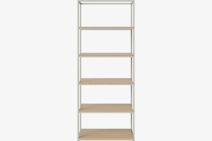 BOLIA konfiguracja NEUTRA 80 x 197 dąb bielony / szara stal