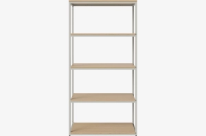 BOLIA konfiguracja NEUTRA 80 x 158 dąb bielony / szara stal