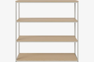 BOLIA konfiguracja NEUTRA 124 x 119 dąb bielony / szara stal