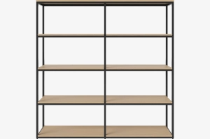 BOLIA konfiguracja NEUTRA 158 x 158 dąb bielony / czarna stal