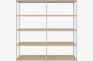BOLIA konfiguracja NEUTRA 158 x 158 dąb bielony / szara stal