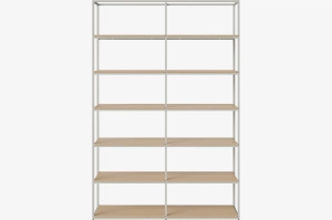 BOLIA konfiguracja NEUTRA 158 x 236 dąb bielony / szara stal