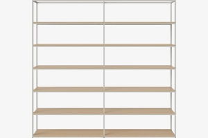 BOLIA konfiguracja NEUTRA 246 x 236 dąb bielony / szara stal