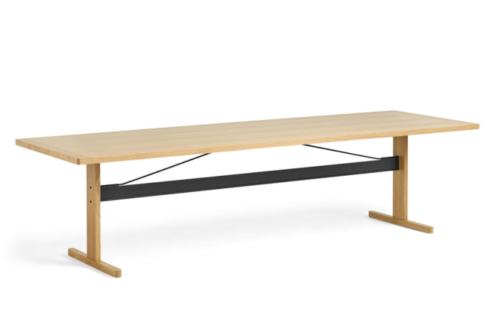 9462151009000_Passerelle Table L300xW95xH74 wb lacquered oak frame and edge ink black powder coated crossbar.jpg