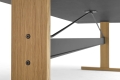 9462151009000_Passerelle Table wb lacquered oak frame and edge ink black powder coated crossbar 02.jpg