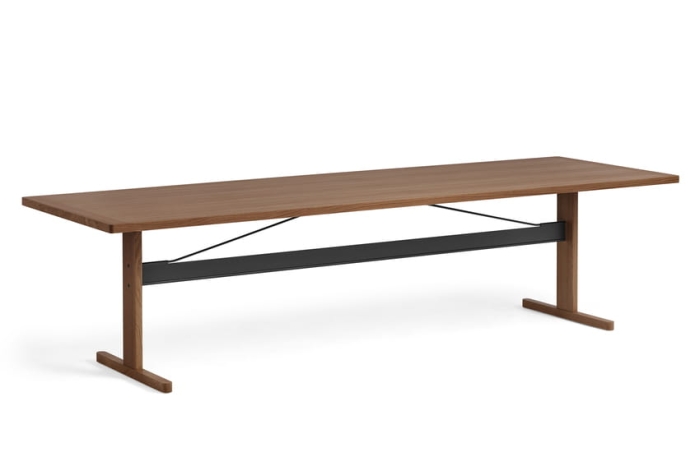 9462301509000_Passerelle Table L300xW95xH74 wb lacquered walnut tabletop, frame and edge ink black powder coated crossbar.jpg