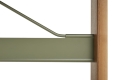 9462911509000_Passerelle High Table wb lacquer walnut frame and edge thyme green powder coated crossbar 03.jpg