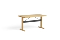 9463191009000_Passerelle Desk L140xW65xH74 wb lacquer oak frame and edge ink black powder coated crossbar.jpg