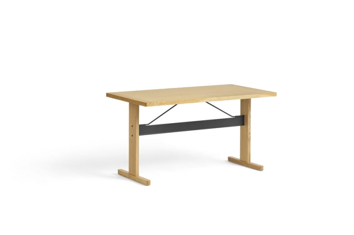 9463191009000_Passerelle Desk L140xW65xH74 wb lacquer oak frame and edge ink black powder coated crossbar.jpg