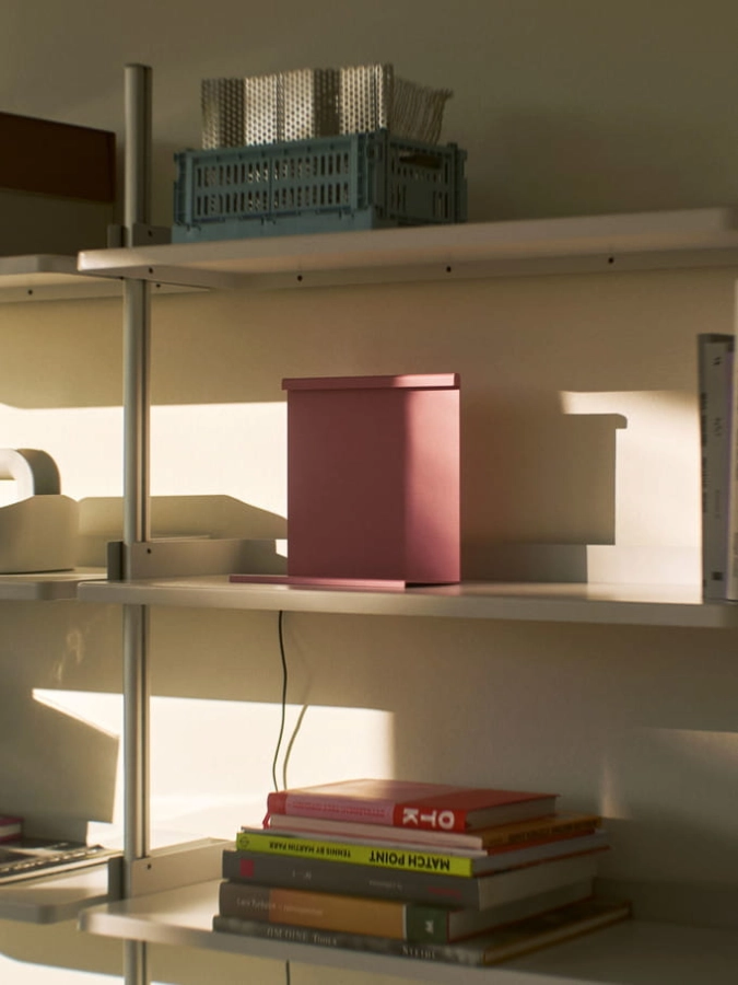 Pier System 133 PS white powder coated steel clear anodised profiles_LBM Table Lamp luis pink.jpg