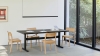Pastis Armchair and Side Chair wb lacquer oak_Passerelle Table ink black_Factor Linear soft black.jpg