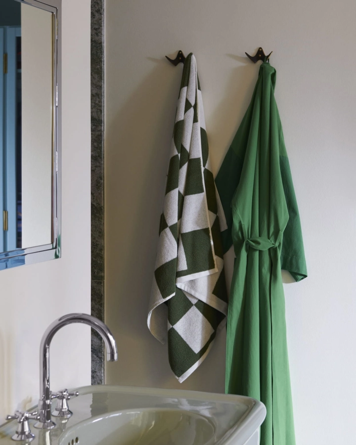 Duo Robe matcha_Check Bath Towel matcha.jpg