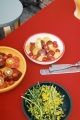 Sobremesa Serving Bowl S dark green_L yellow_S white with red rim.jpg