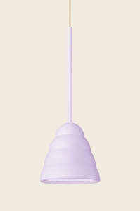 SCHNEID lampa wisząca FIGURA STREAM liliowa