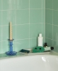 Leo Sponge jade_Flare Tall light blue with red rim_Kaleido XS dark green_Kaleido M grey.jpg