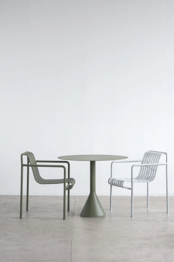 Palissade Dining Armchair, olive_Palissade Cone Table, Olive, Palissade Dining Armchair Hot Galvanised.jpg