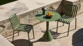 Palissade Chair_Palissade Cone Table_PC Portable_olive_Enamel Serving Bowl sprinkle black.jpg