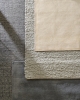 Tapis off white and lavender_Peas Random soft grey_Moiré Kelim black.jpg