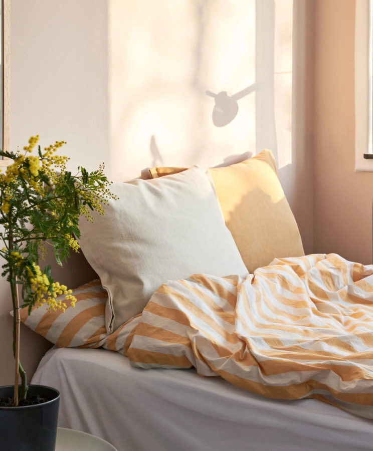 Ete Duvet Cover warm yellow_Plica Tint_Botanical Family anthracite.jpg