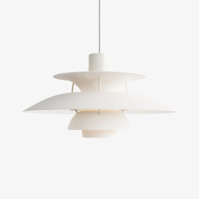 LOUIS POULSEN lampa wisząca PH 5 MONOCHROME biała