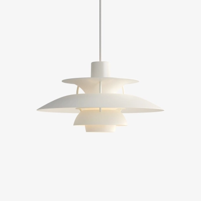LOUIS POULSEN lampa wisząca PH 5 mini MONOCHROME biała