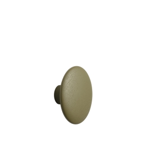 MUUTO wieszak THE DOTS drewniany brązowa zieleń, różne rozmiary