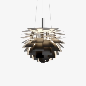 LOUIS POULSEN lampa wisząca PH ARTICHOKE 48 cm czarna