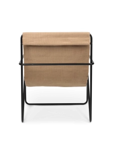 FERM LIVING fotel DESERT czarno/piaskowy 