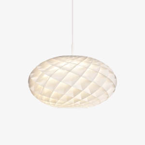 LOUIS POULSEN lampa wisząca PATERA OVAL biała