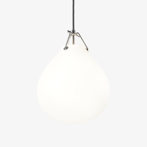 LOUIS POULSEN lampa wisząca MOSER 25 cm szkło opalowe