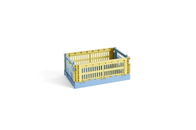 HAY skrzynka COLOUR CRATE MIX  S przykurzony żółty
