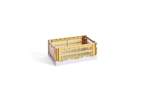 HAY skrzynka COLOUR CRATE  MIX S żółty  złoty