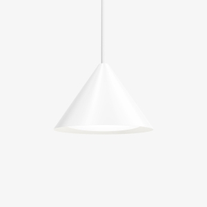 LOUIS POULSEN lampa wisząca KEGLEN 40 cm biała