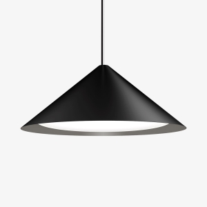 LOUIS POULSEN lampa wisząca KEGLEN 65 cm czarna  