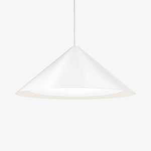 LOUIS POULSEN lampa wisząca KEGLEN 65 cm biała