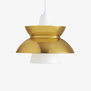 LOUIS POULSEN lampa wisząca DOO-WOP mosiądz