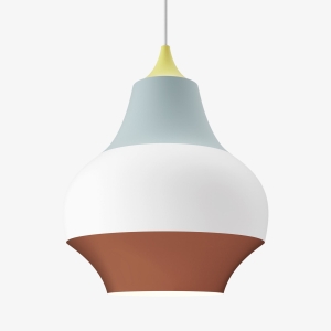 LOUIS POULSEN lampa wisząca CIRQUE 38 cm żółty wierzchołek 