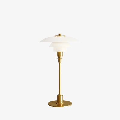 LOUIS POULSEN lampa stołowa PH 2/1 mosiądz