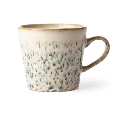HK LIVING Kubek ceramiczny do cappuccino 70's: hail