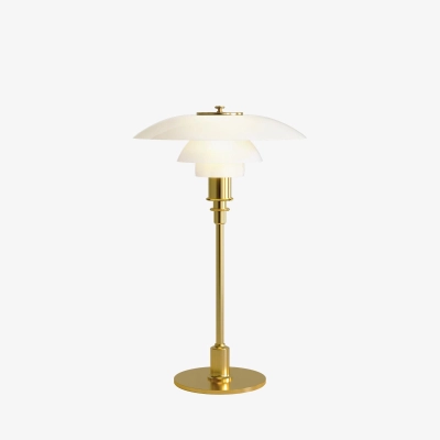LOUIS POULSEN lampa stołowa PH 3/2 mosiądz