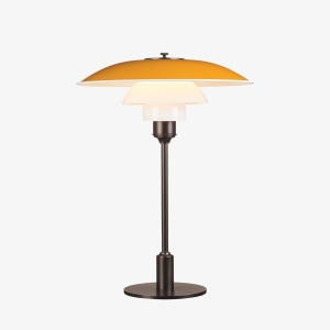 LOUIS POULSEN lampa stołowa PH 3½-2½ żółta