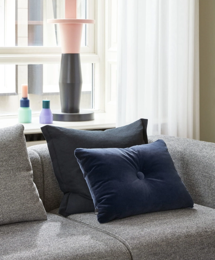 Mags Hallingdal 166_Dot Cushion Soft navy_Plica Tint black_Pillar Candle.jpg