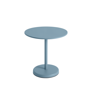 MUUTO stół ogrodowy okrągły LINEAR STEEL bladoniebieski