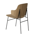 1201025_The_Penguin_Dining_Chair_Black_Steel_Natural_Oak_Back_Angle Średni.png