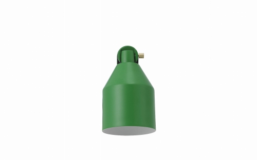 NORMANN COPENHAGEN lampa z uchwytem KLIP zielona